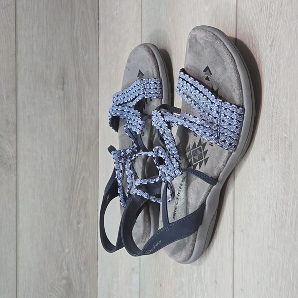 Skechers Women Reggae Slim Outdoor Sandals Flats shoes sz 8 - Picture 2 of 12